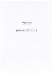 Apri Poster presentation